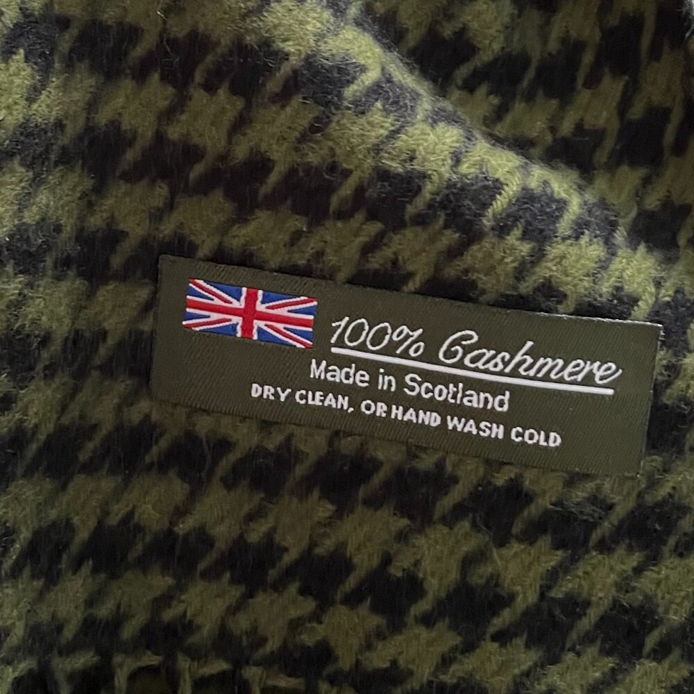 100% Cashmere Scarf Made in Scotland